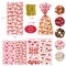 Wrapables Valentines Cellophane Treat Bags With Twist Ties for Candy, Cookies, Treats, Gifts and Party Favors (100pcs), Love Hearts